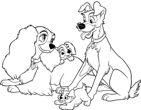 Lady And The Tramp 2 Coloring Pages At Free