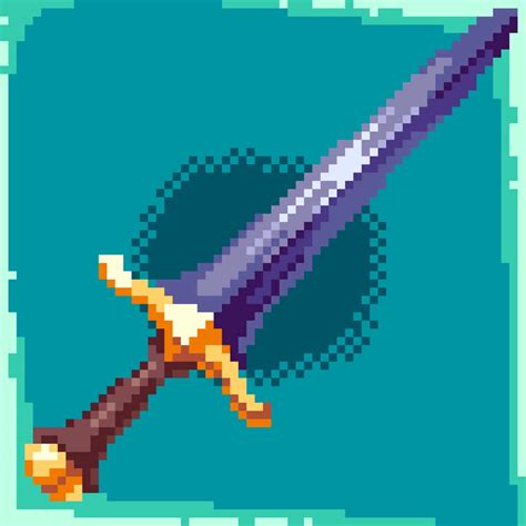 Sword 64x64 Pixel Art Amino