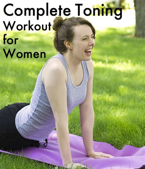Toning Exercises For Women Complete Workout Plan For Beginners