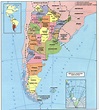 Mapas de Argentina político y físico para descargar e imprimir