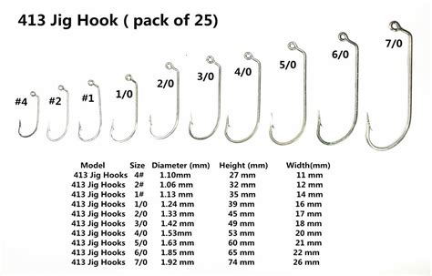Eagle Claw 413 Oshaughnessy 60 Degree Jig Hook Pack Of 25 Ebay