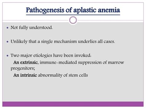 Ppt Hereditary Spherocytosis And Aplastic Anemia Powerpoint