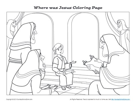 The Twelve Year Old To The Temple Page Jesus Goes Coloring Pages
