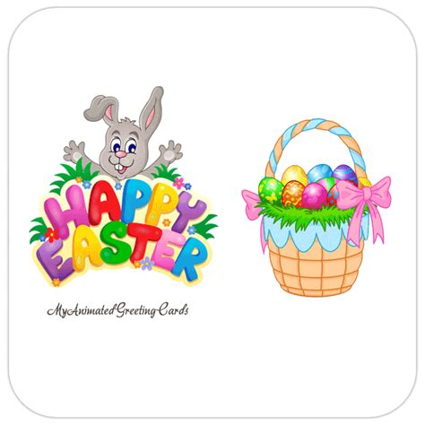 Happy Easter Bunny Card Animated Greeting Cards