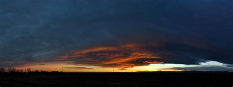 Stormy Dark Sunset Clouds, Panoramic, 2013-02-05 - Sunsets | Colorado ...