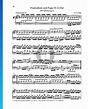 Prelude G Major, BWV 884 Sheet Music (Piano Solo) - OKTAV