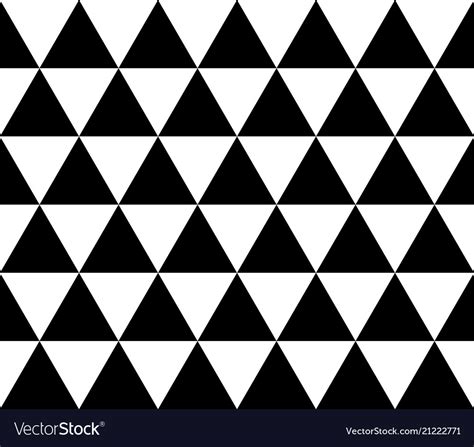 Seamless Geometric Pattern Of Isometric Triangles Vector Image
