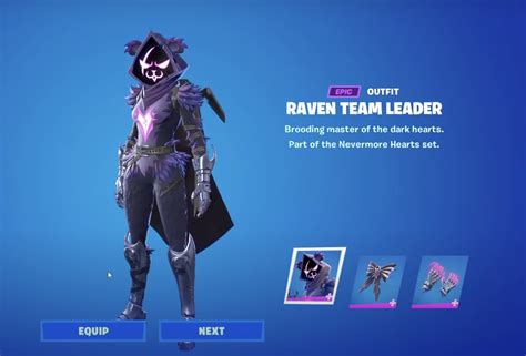 Raven Cuddle Team Leader Cross Skin In Fortnite Battle Royale The