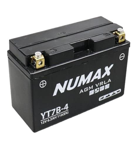 Batterie Numax Moto Yt7b 4agm 12 V 65 Ah 110 Eng Batteries Minute