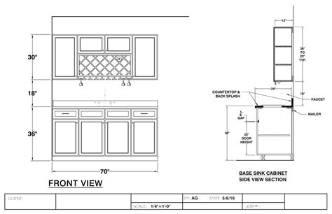 Kitchen Cabinets Drawings Details West Oly Roller