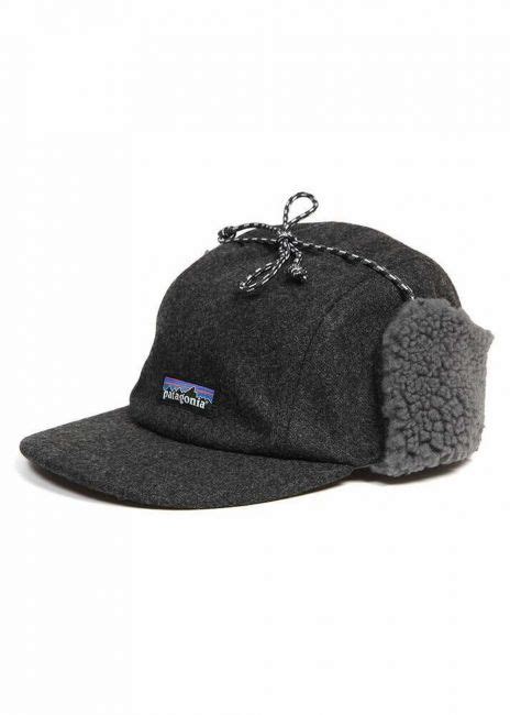 Patagonia Recycled Wool Ear Flap Cap Forge Grey