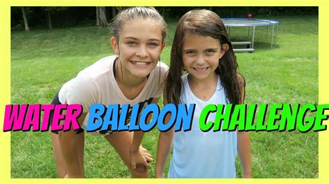 🎈water Balloon Challenge🎈 👑who Will Win👑 Emma And Ellie Youtube