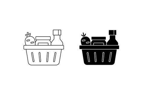 Grocery Store Icon Bundle 2 Graphic by shikadai.studio · Creative Fabrica
