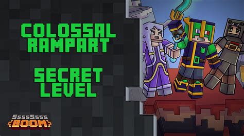 Colossal Rampart Minecraft Dungeons Dlc Howling Peaks Secret Level