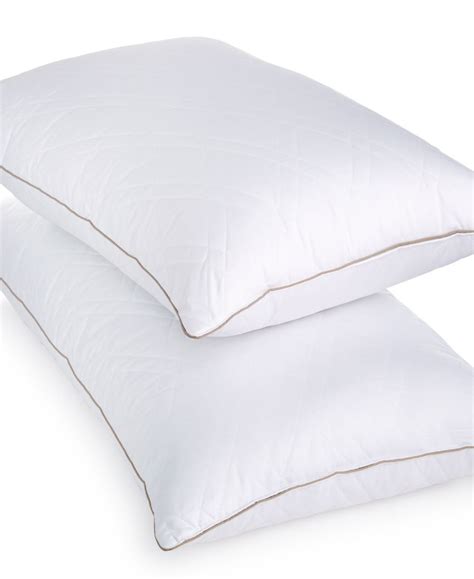 The fill of this pillow is down alternative as polyester blend pure microfiber clusters. Martha Stewart Collection Allergy Wise Traditional Down ...