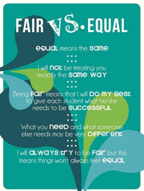 Free Printable Inclusion Poster Fair Is Not Always Equal Inclusive