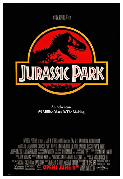 Jurassic Park Poster A4 A3 A2 A1 Cinema Movie Large Format Art Design