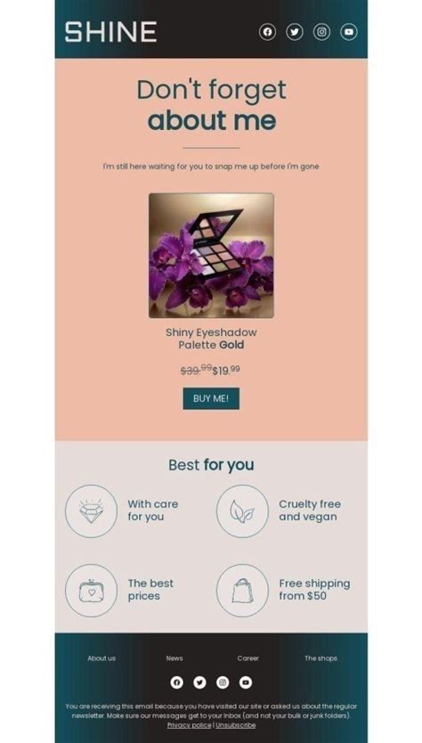 Don T Forget About Me Email Template By Full Name Stripo Email