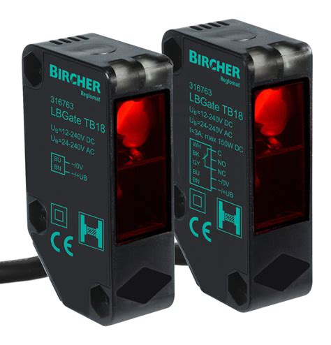 Lbgate Tb18 Through Beam Photoelectric Sensor In2 Access And Control Ltd