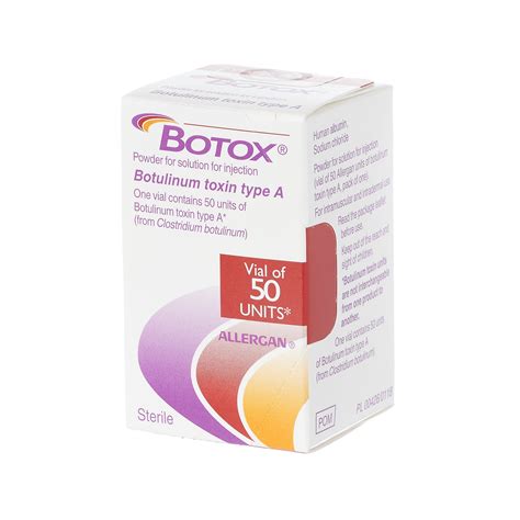600011 Botox Botulinum Toxin Type A Vials 50 Units
