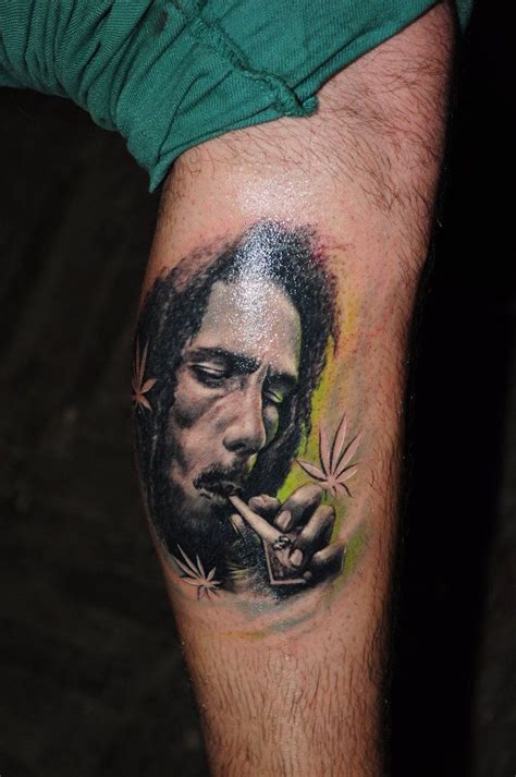 Bob Marley Tattoo Bob Marley Tattoo Weed Tattoo Top Tattoos