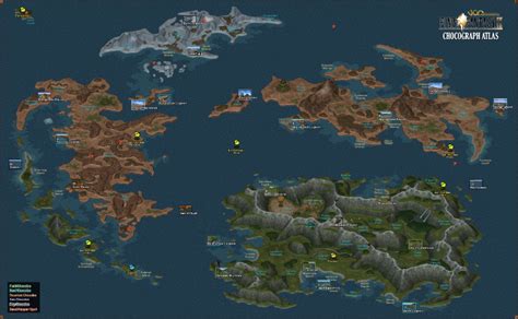Finished My FF Chocograph Atlas And Other World Map Flavors Unlabeled Etc FinalFantasy