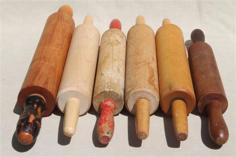 Vintage Rolling Pins Old Wood Rolling Pin Collection Primitive