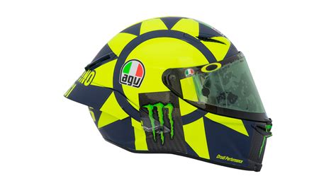 Valentino Rossi Unveils New Soleluna Design On Agv Pista Gp R Helmet