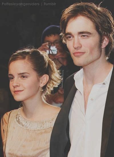 Emma Watson And Robert Pattinson I Love The Way Harry Potter And