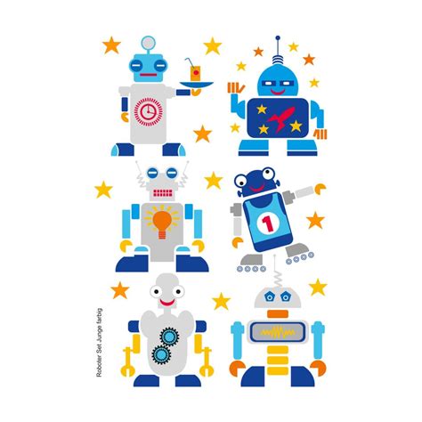 Robot-Set Boys Wall sticker | wall-art.com