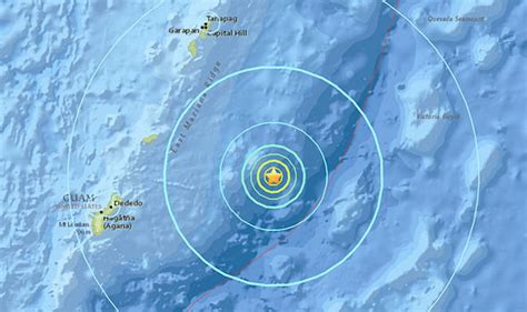 Earthquake Off Northern Mariana Islands Usa Registers As Magnitude 60