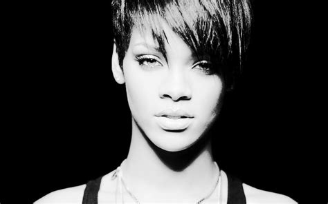 Rihanna Fenty Black And White Photography Black And