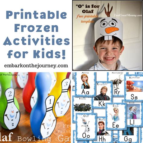 Fans Of Ana And Elsa Will Love These Free Frozen Printable Activities