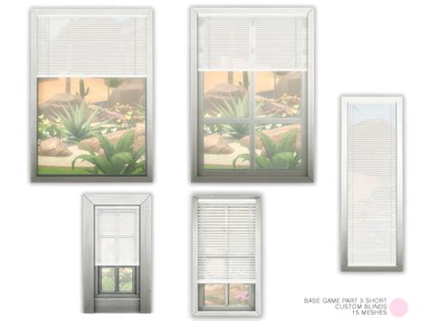 The Sims Resource Custom Blinds Short Set By Dot Sims 4 Downloads