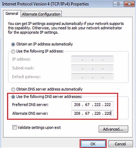 You should note that this tutorial will be helping you to change the preferred dns server and alternate dns server only. How to Setup Opendns In Windows 7 - Is It Down Right Now
