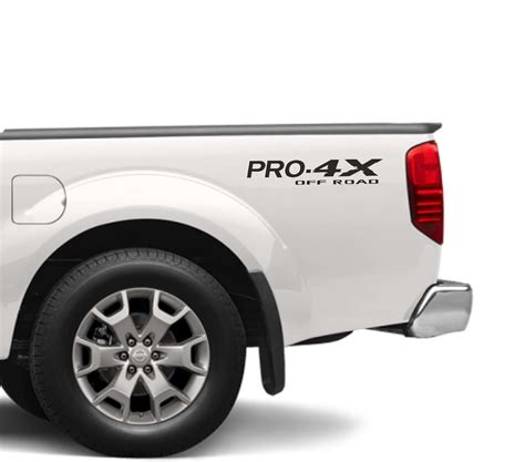 One Pair Nissan Pro 4x Camo Decals Sticker Frontier Truck Laminated