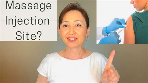 Should You Massage Vaccine Injection Site Youtube