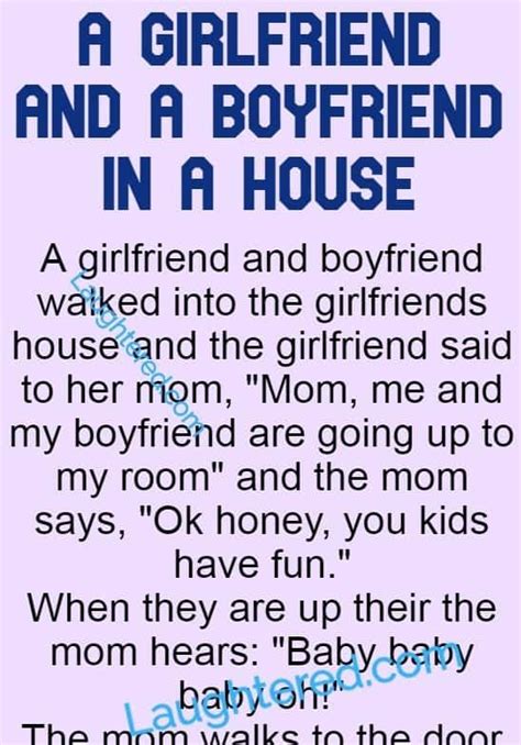 A Girlfriend And A Boyfriend In A House Funny Story Laughtered