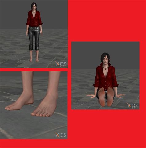 Ada Wongs Feet By 3dfootfan On Deviantart