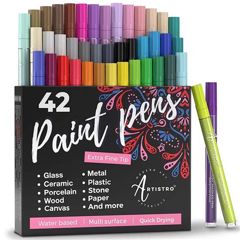 Extra Fine Tip Paint Markers Set Of 42 Thin Paint Pens Artofit