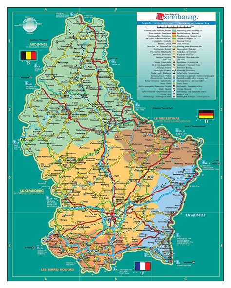 Where is luxembourg located in luxembourg? Detailed travel map of Luxembourg | Luxembourg | Europe | Mapsland | Maps of the World