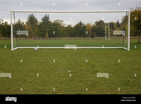 Football Goal Posts Stock Photo Alamy