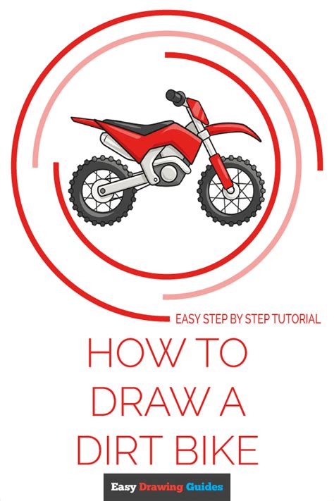How To Draw A Dirt Bike Really Easy Drawing Tutorial