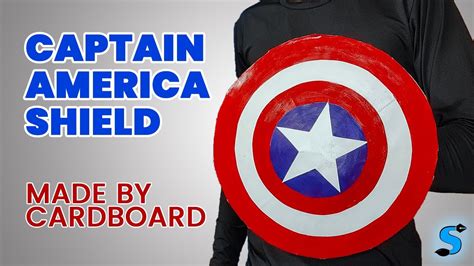 How To Make Captain America Shield Using Cardboard Captain America