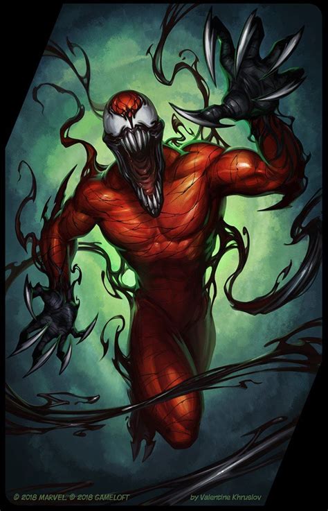 Artstation Carnage Venomverse Valentine Khruslov Comic Villains