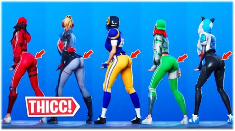 All Thicc Skins In Fortnite Compilation Otosection