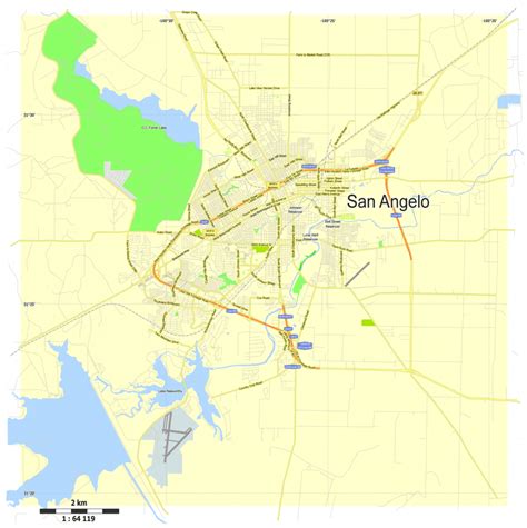 San Angelo Tx Zip Code Map Us States Map