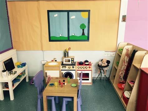 Role Play Area Started With A Home Corner As The Topic Was All About