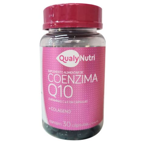 Coenzima Q10 Vitaminas Colágeno Qualy Nutri C30 Cápsulas Unicdrogaria