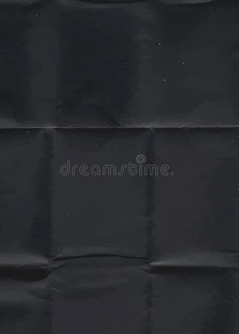 Crumpled Black Paper Texture Abstract Dark Background With Wrinkled
